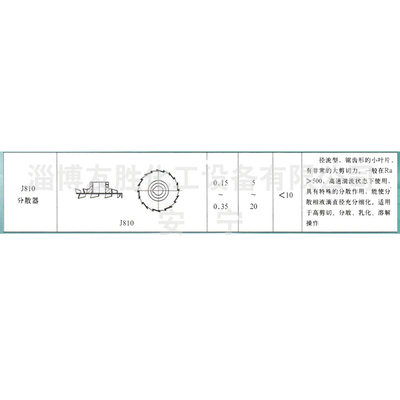 J230三叶后弯式搅拌器