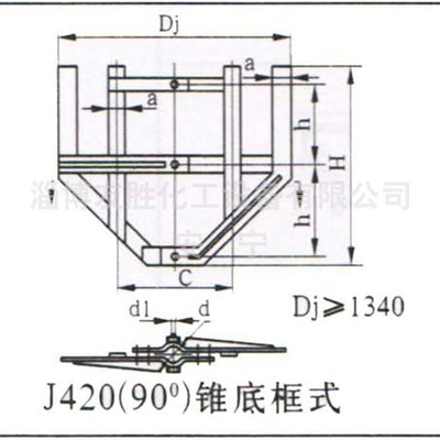多角锥框式搅拌器